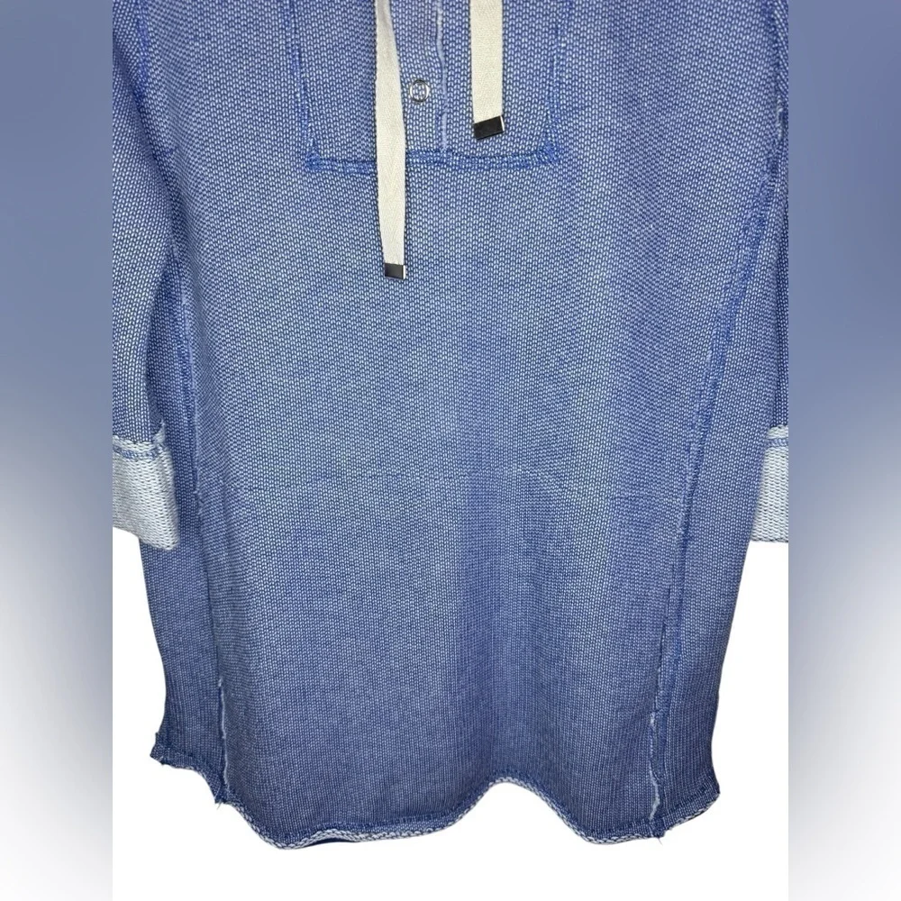 Soft Surroundings Just Beachy Pullover Size S Blue